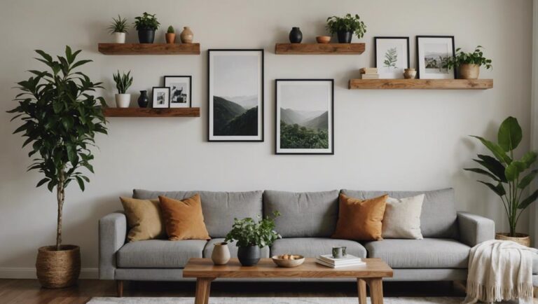 decorating with floating shelves