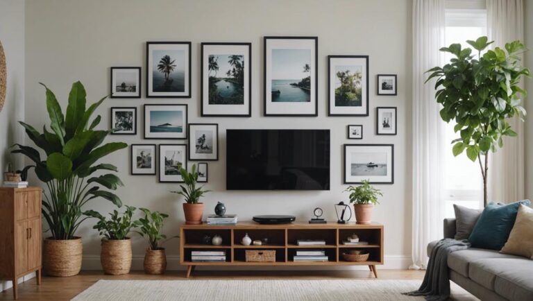 floating wood picture shelves