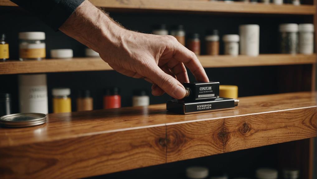 preserving wood shelves finish