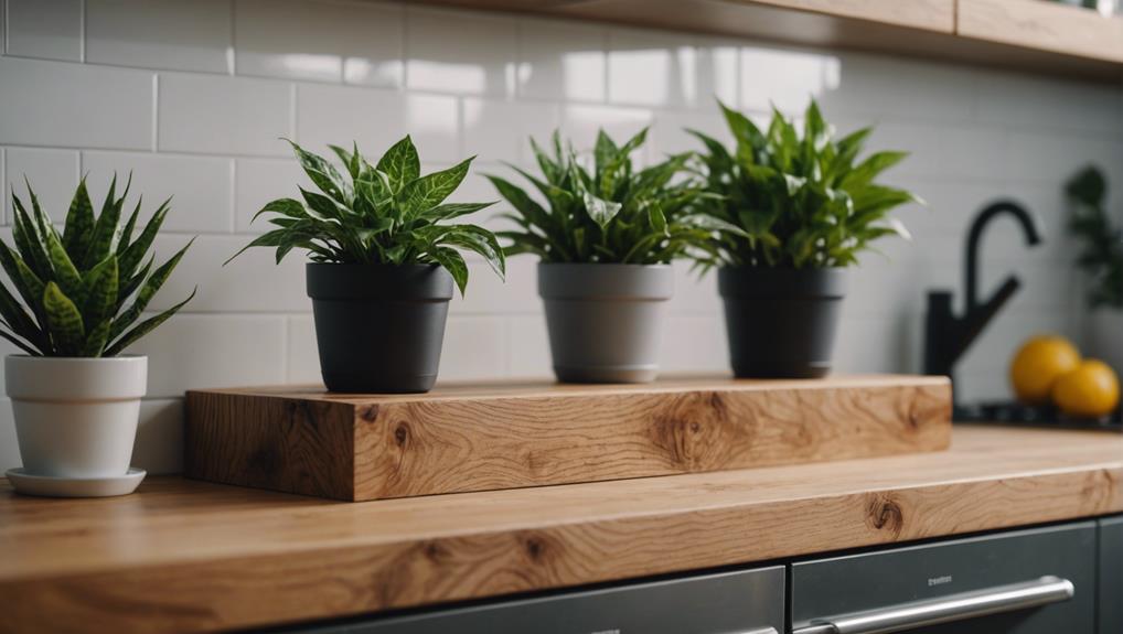 protecting wood shelves from water damage