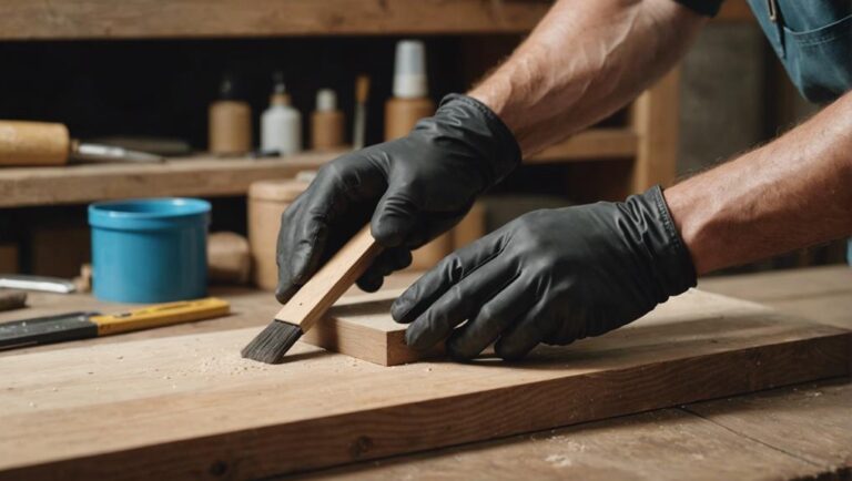 sealing floating wood shelves