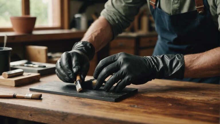 staining techniques for shelves